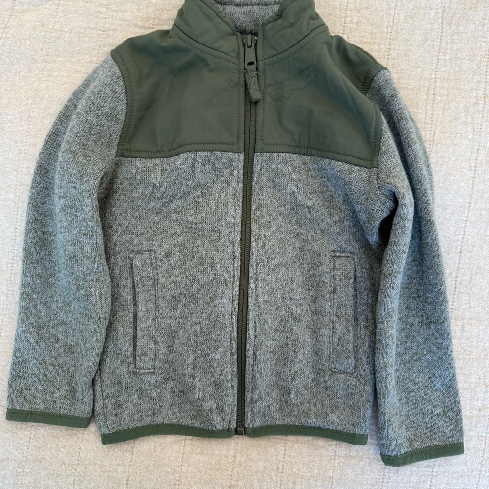 The Children’s Place Green Zip-Up Jacket